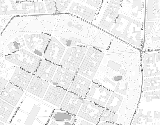 Mapa z adresem organizacji