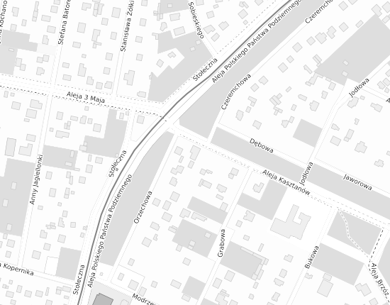 Mapa z adresem organizacji