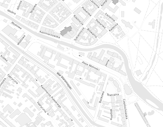 Mapa z adresem organizacji