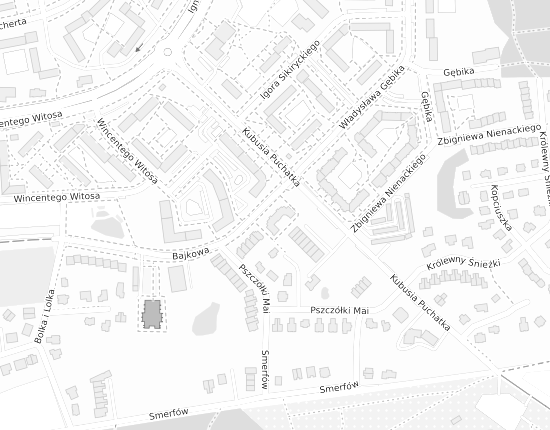 Mapa z adresem organizacji
