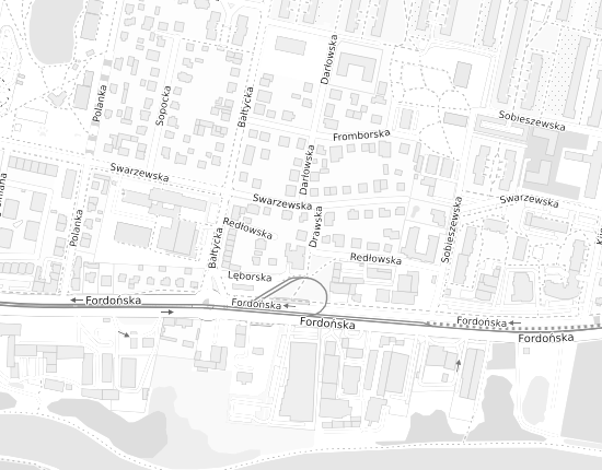 Mapa z adresem organizacji