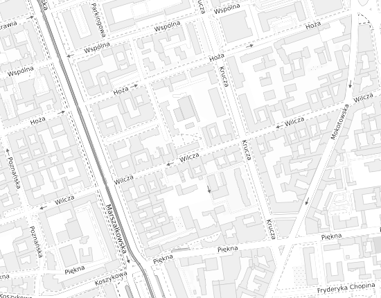 Mapa z adresem organizacji