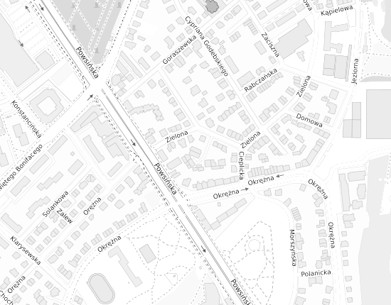 Mapa z adresem organizacji