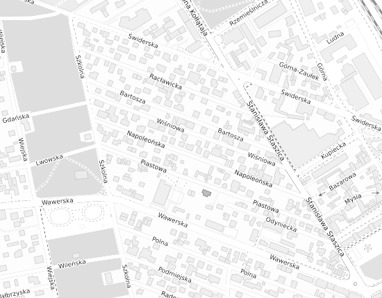 Mapa z adresem organizacji