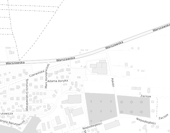 Mapa z adresem organizacji