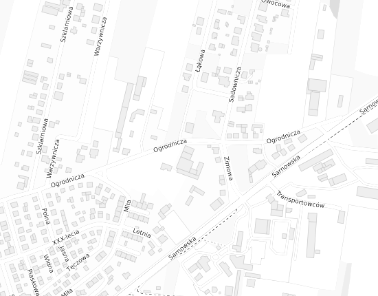 Mapa z adresem organizacji
