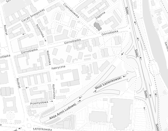 Mapa z adresem organizacji