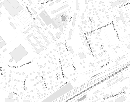 Mapa z adresem organizacji