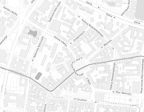 Mapa z adresem organizacji