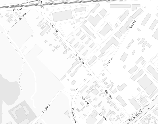 Mapa z adresem organizacji