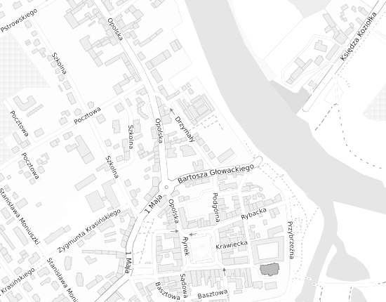 Mapa z adresem organizacji