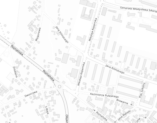 Mapa z adresem organizacji