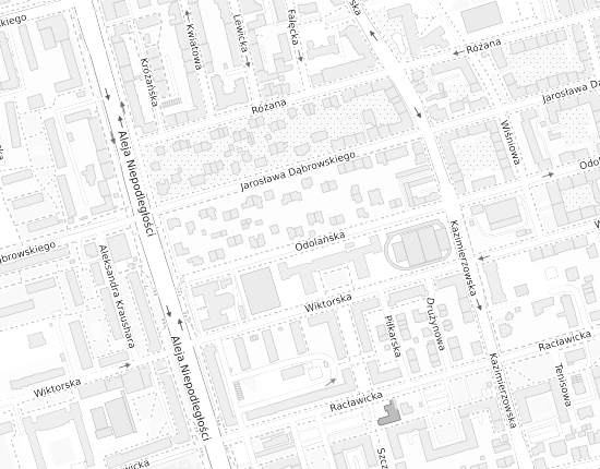 Mapa z adresem organizacji