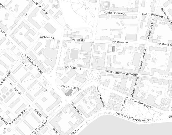 Mapa z adresem organizacji