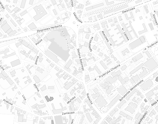 Mapa z adresem organizacji