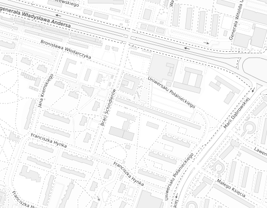 Mapa z adresem organizacji