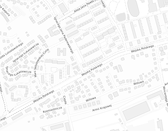 Mapa z adresem organizacji