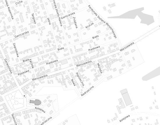 Mapa z adresem organizacji