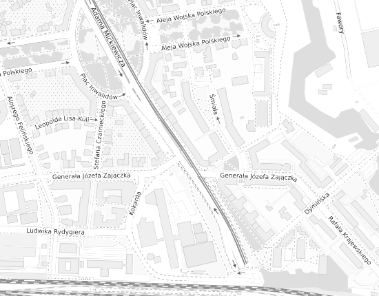 Mapa z adresem organizacji
