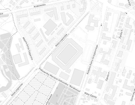 Mapa z adresem organizacji