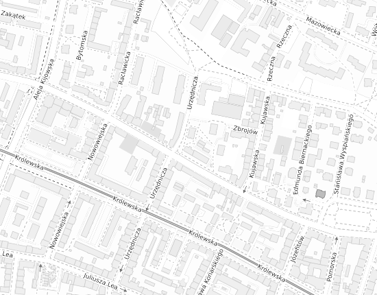 Mapa z adresem organizacji