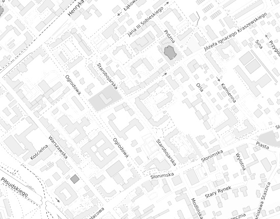 Mapa z adresem organizacji
