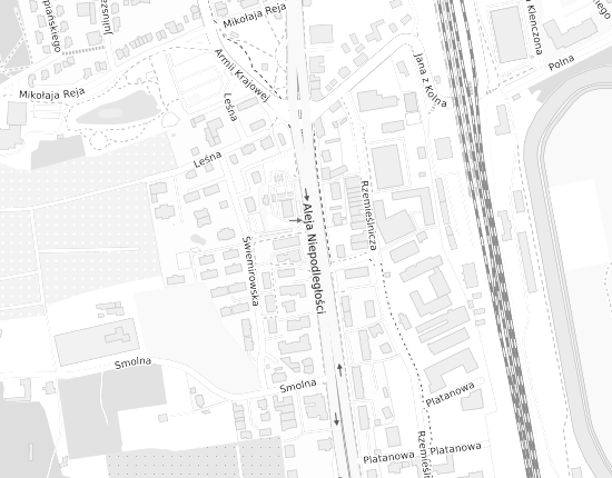 Mapa z adresem organizacji