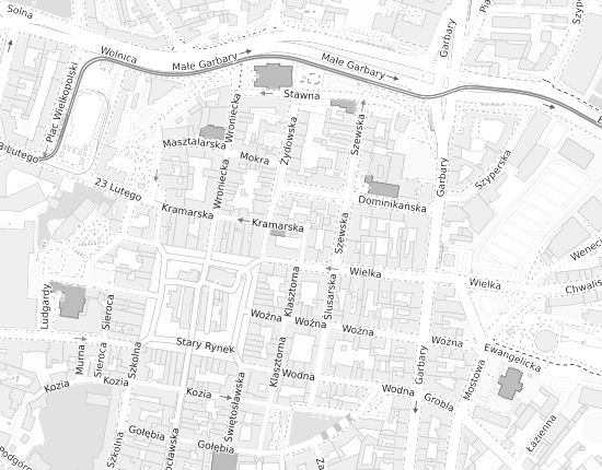 Mapa z adresem organizacji