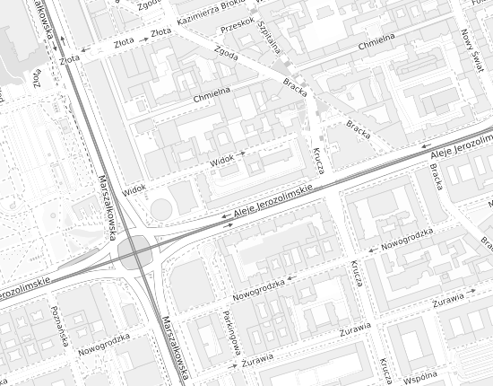 Mapa z adresem organizacji