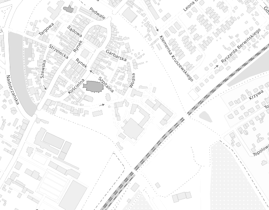 Mapa z adresem organizacji