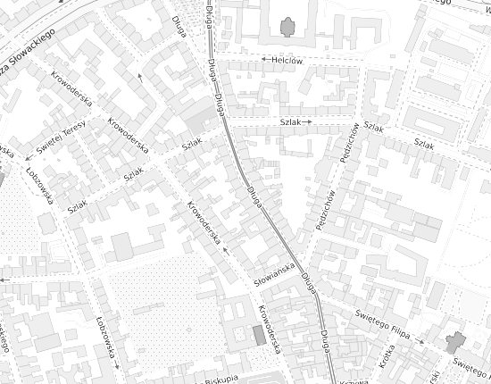 Mapa z adresem organizacji
