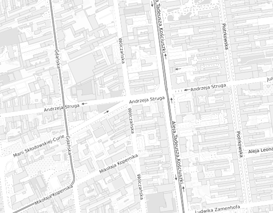 Mapa z adresem organizacji