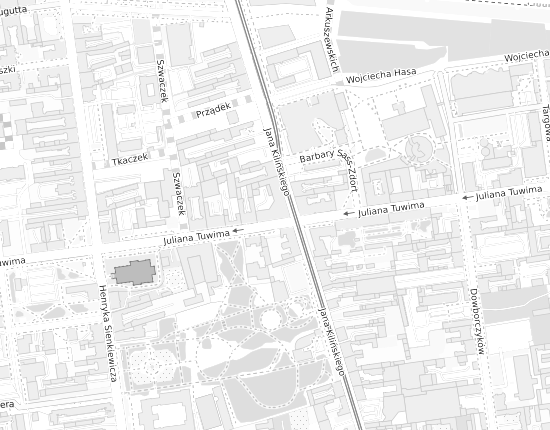Mapa z adresem organizacji