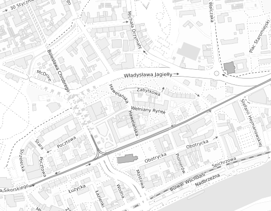Mapa z adresem organizacji
