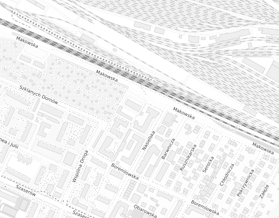 Mapa z adresem organizacji