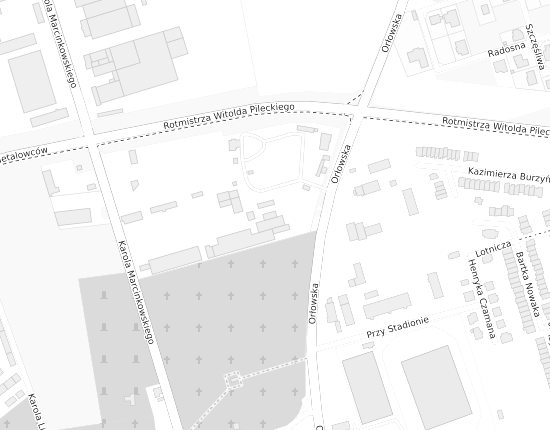 Mapa z adresem organizacji