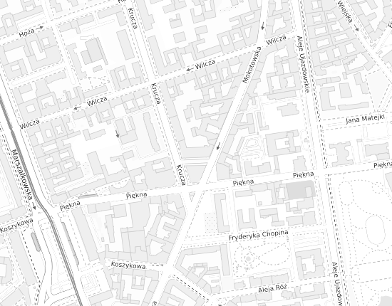Mapa z adresem organizacji