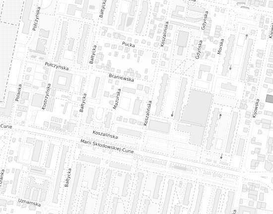 Mapa z adresem organizacji