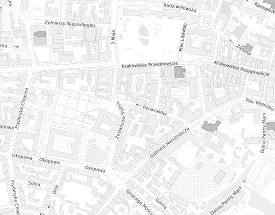 Mapa z adresem organizacji