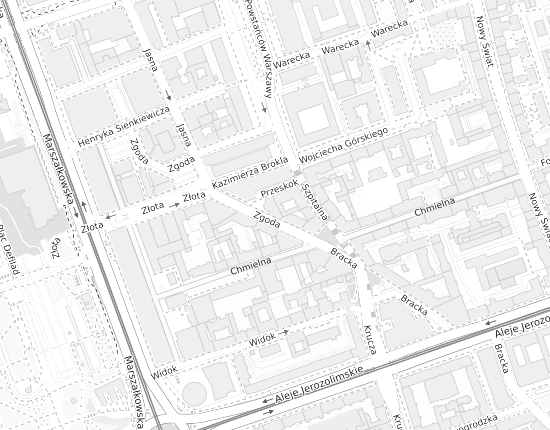 Mapa z adresem organizacji