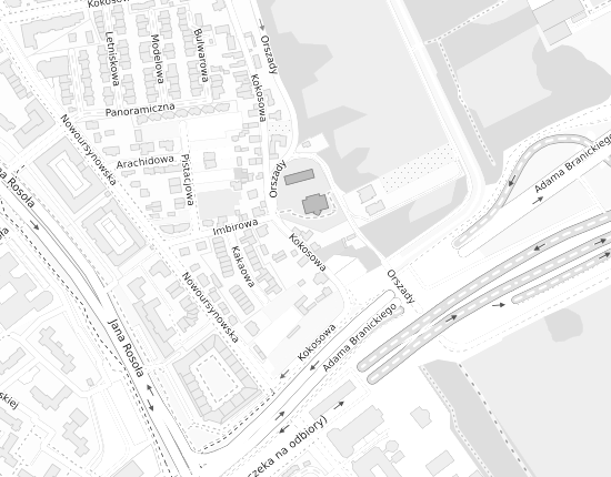 Mapa z adresem organizacji