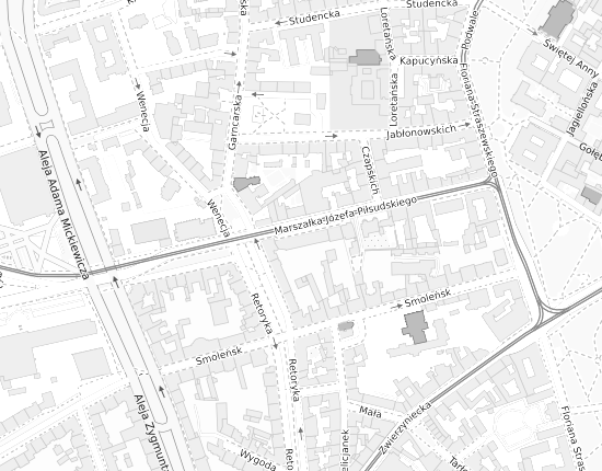 Mapa z adresem organizacji
