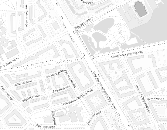Mapa z adresem organizacji