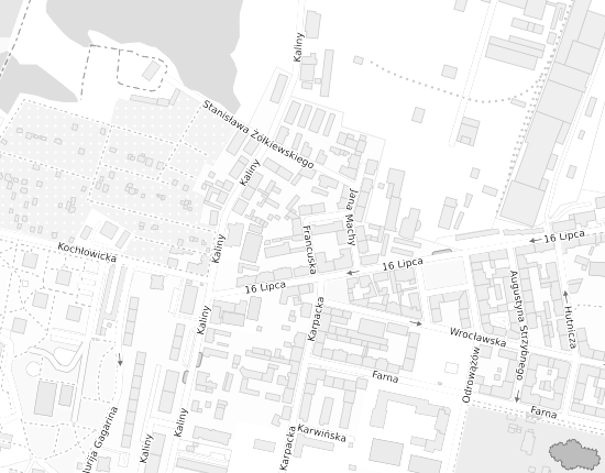Mapa z adresem organizacji