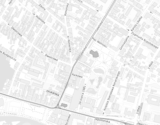 Mapa z adresem organizacji