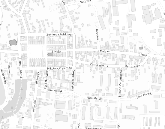 Mapa z adresem organizacji