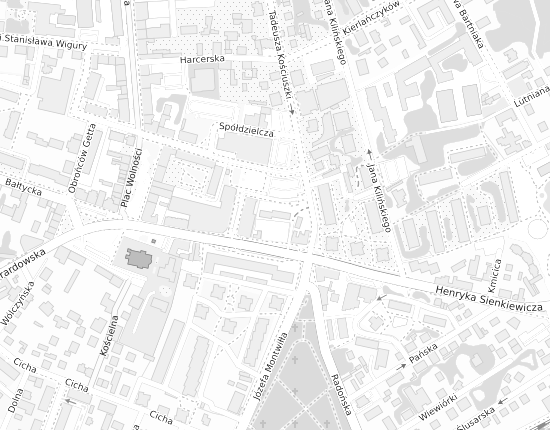 Mapa z adresem organizacji