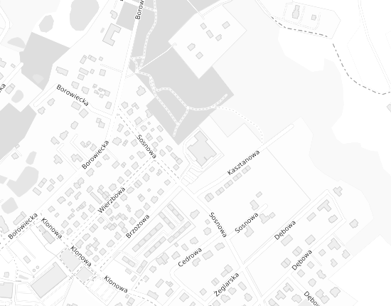 Mapa z adresem organizacji