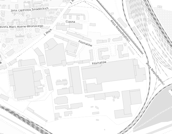 Mapa z adresem organizacji