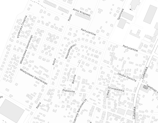 Mapa z adresem organizacji